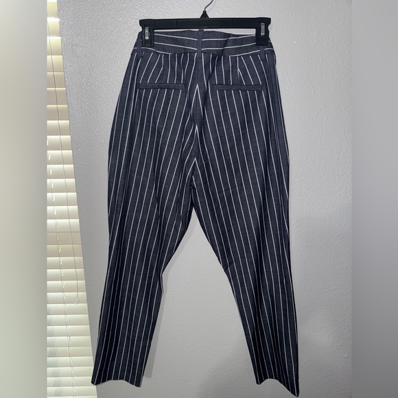GAP Signature Skinny Ankle Striped Pants - Picture 2 of 4